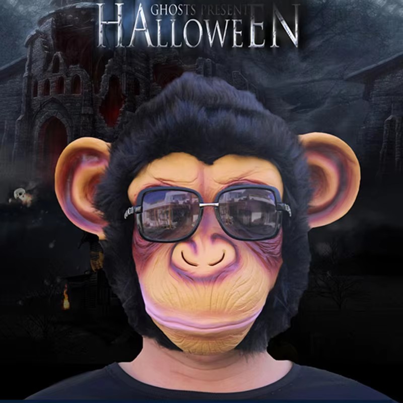 Cute Gorilla Big Ears Monkey M - Led Purge Mask Halloween recension och pris
