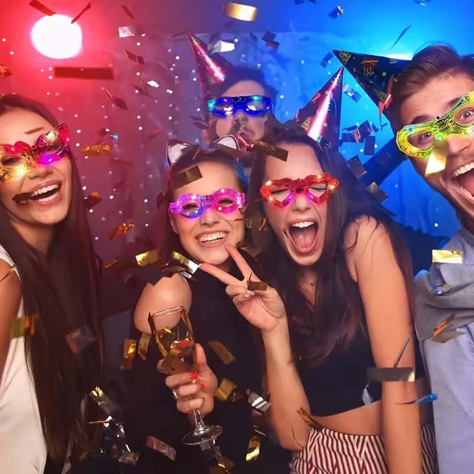 Glow In The Dark Glasses Bulk  - Glow In The Dark Party Glasses recension och pris