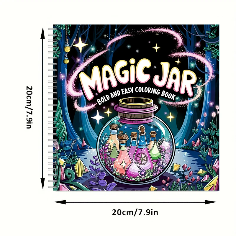 Coloring Book Magic Jar for Ad - Party Supplies recension och pris