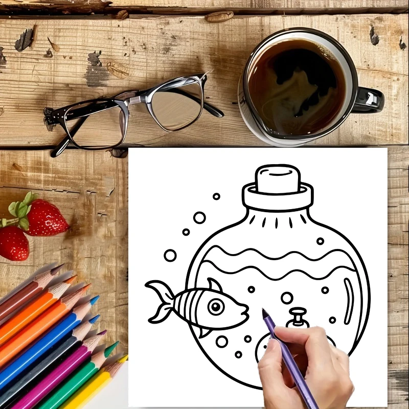Coloring Book Magic Jar for Ad - Party Supplies recension och pris