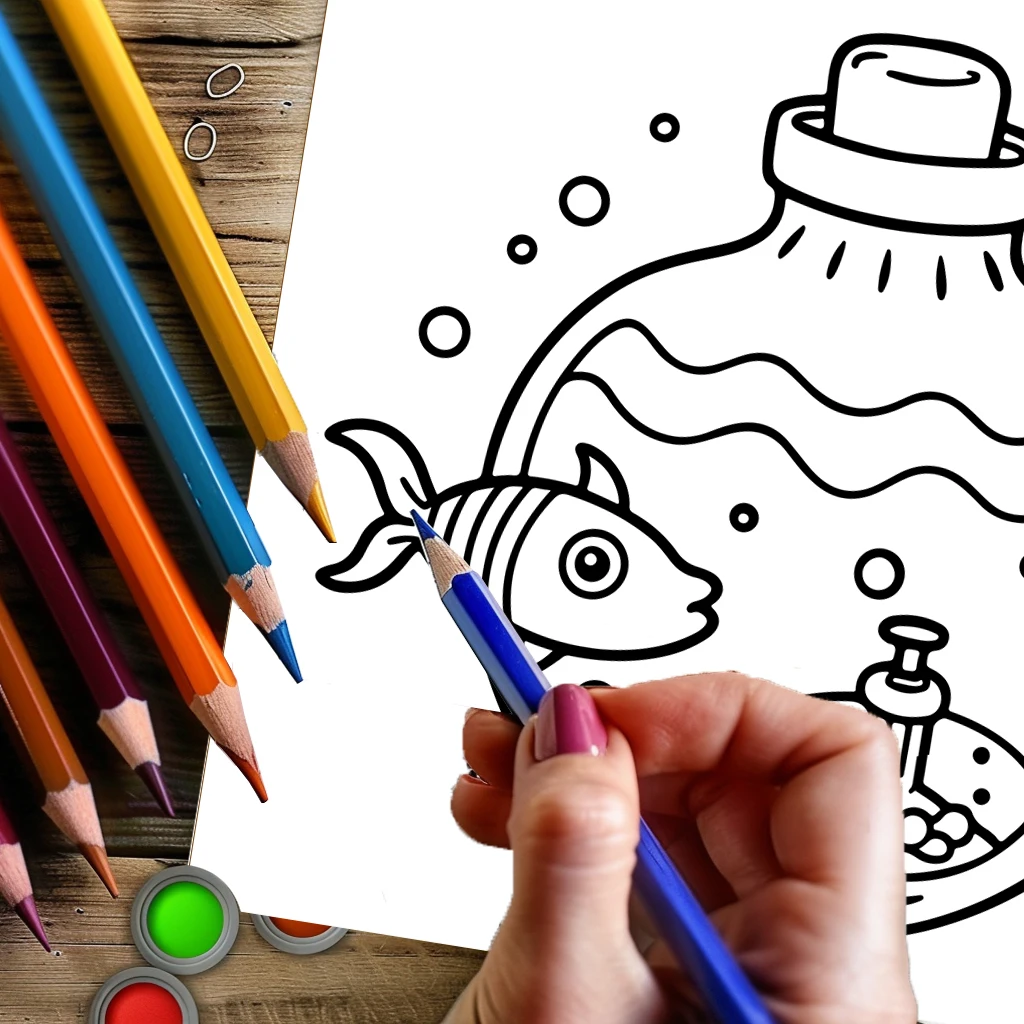 Coloring Book Magic Jar for Ad - Party Supplies recension och pris