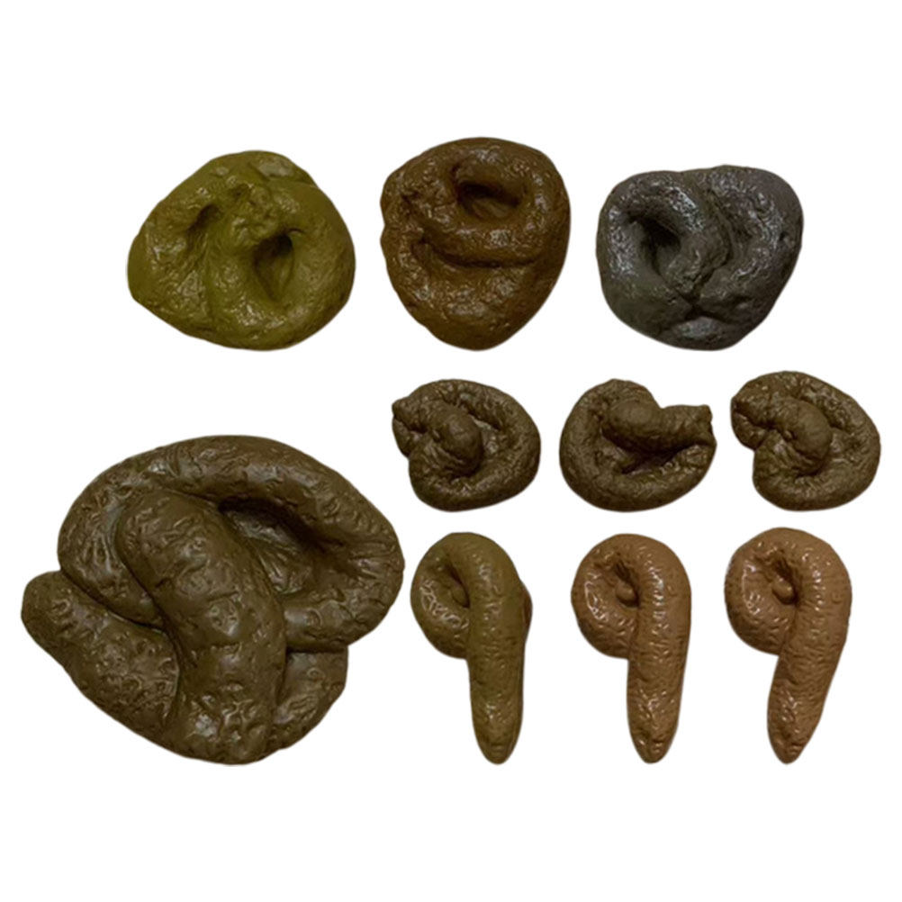 10Pcs Realistic Fake Poop Pran - Fake Poop Gag Gift recension och pris