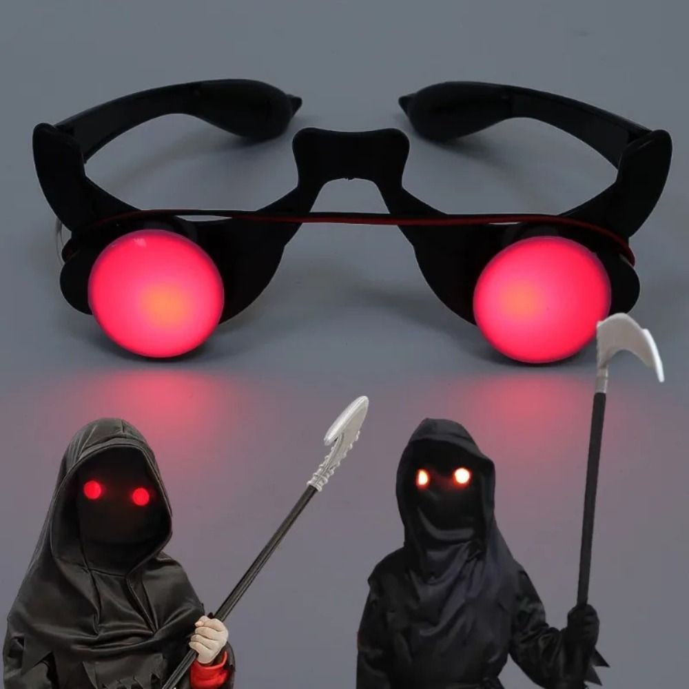 E9 Halloween Horror Red Eye Gl - Glow In The Dark Party Glasses recension och pris