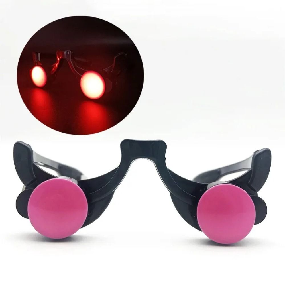 E9 Halloween Horror Red Eye Gl - Glow In The Dark Party Glasses recension och pris