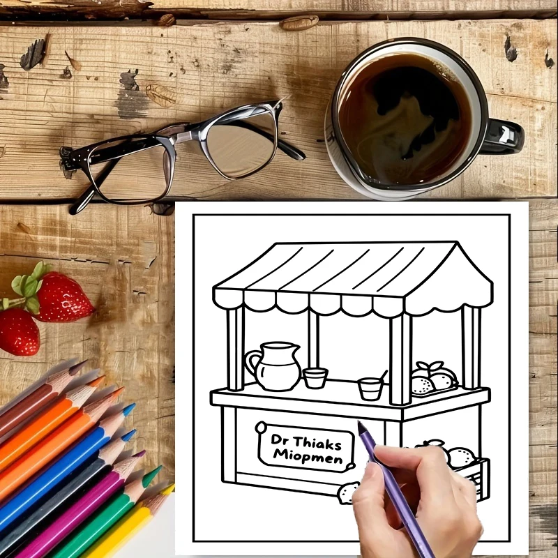 Coloring Book Little Spaces fo - Party Supplies recension och pris