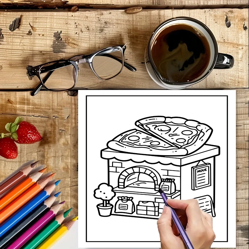 Coloring Book Little Spaces fo - Party Supplies recension och pris