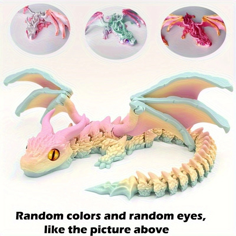 3D Printed Wyvern Dragon with  - Novelty Gifts recension och pris