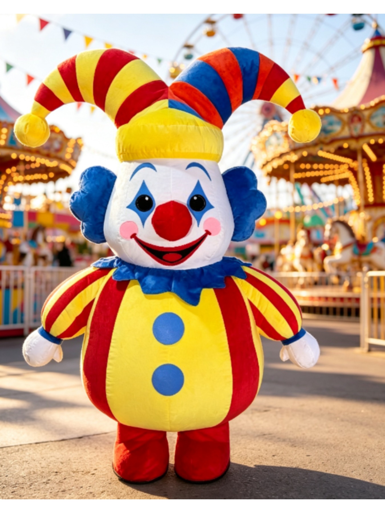 Inflatable Circus Clown Mascot - Costumes recension och pris