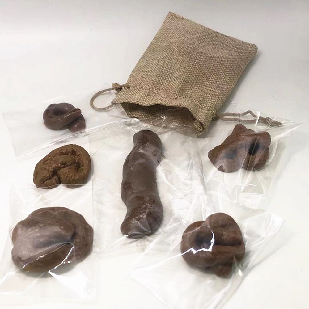 6Pcs Joke Gadget Squish Fool's - Fake Poop Gag Gift recension och pris