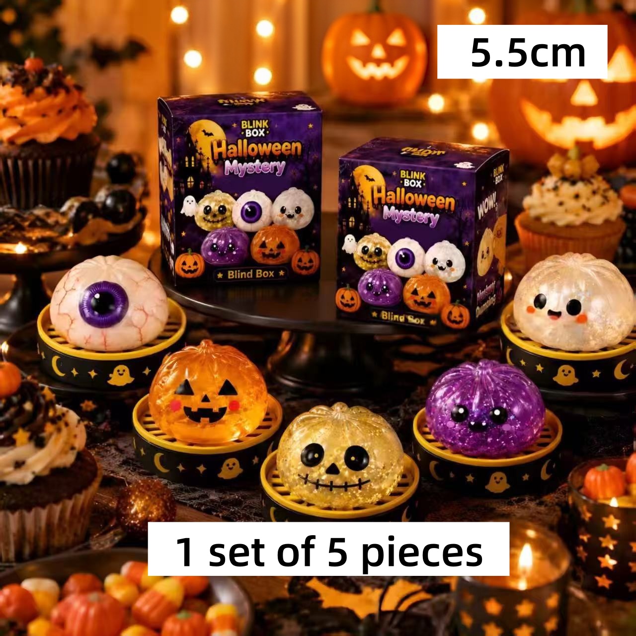 hot 5.5cm Halloween Ghost Pinc - Novelty Gifts recension och pris