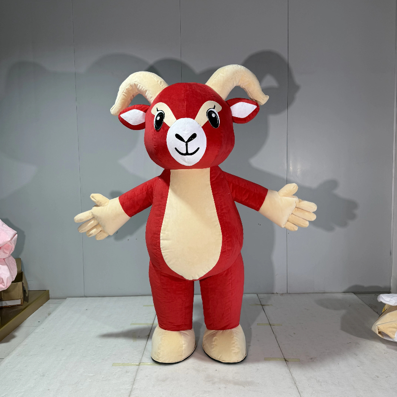 Inflatable Red Goat Mascot Cos - Costumes recension och pris