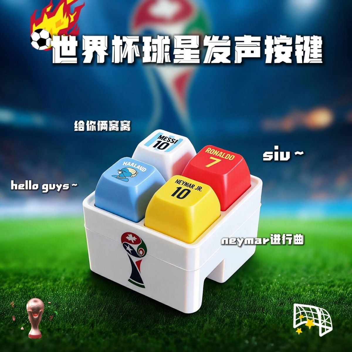 Haaland Soccer-Themed Keychain - Prank Toys recension och pris